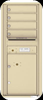 4C11D-04 Eleven Door High Four Tenant 4C Mailbox Sandstone