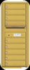 4C11S-09 Eleven Door High Nine Tenant 4C Mailbox Gold Speck