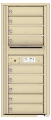 4C11S-09 Eleven Door High Nine Tenant 4C Mailbox Sandstone