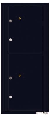 4C11S-2P Eleven Door High Two Parcel Locker 4C Mailbox Black