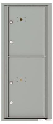4C11S-2P Eleven Door High Two Parcel Locker 4C Mailbox Silver