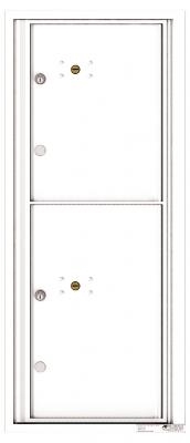 4C11S-2P Eleven Door High Two Parcel Locker 4C Mailbox White