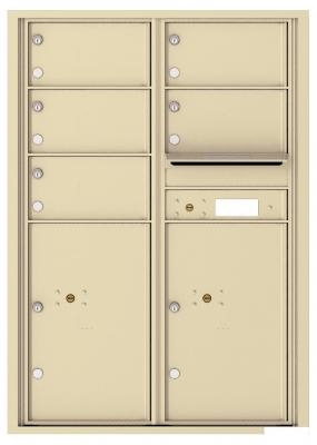 4C12D-05 Twelve Door High Five Tenant 4C Mailbox Sandstone