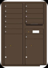 4C12D-11 Twelve Door High Eleven Tenant 4C Mailbox Antique Bronze