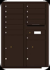 4C12D-11 Twelve Door High Eleven Tenant 4C Mailbox Dark Bronze