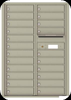 4C12D-22 Twelve Door High Twenty-Two Tenant 4C Mailbox Postal Grey