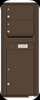 4C12S-02 Twelve Door High Two Tenant 4C Mailbox Antique Bronze