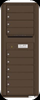 4C12S-10 Twelve Door High Ten Tenant 4C Mailbox Antique Bronze