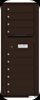 4C12S-10 Twelve Door High Ten Tenant 4C Mailbox Dark Bronze