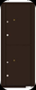 4C12S-2P Twelve Door High Two Parcel Locker 4C Mailbox Dark Bronze