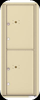 4C12S-2P Twelve Door High Two Parcel Locker 4C Mailbox Sandstone