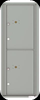 4C12S-2P Twelve Door High Two Parcel Locker 4C Mailbox Silver Speck