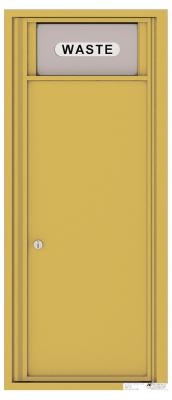 4C12S-Bin Twelve Door High 4C Trash/Recycling Bin Gold Speck