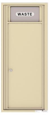 4C12S-Bin Twelve Door High 4C Trash/Recycling Bin Sandstone