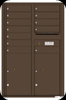 Antique Bronze 4C13D-12 Thirteen Door High Twelve Tenant 4C Mailbox