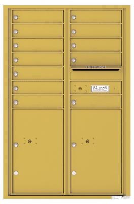 Gold Speck 4C13D-12 Thirteen Door High Twelve Tenant 4C Mailbox