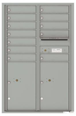 Silver Speck 4C13D-12 Thirteen Door High Twelve Tenant 4C Mailbox