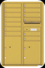 Gold Speck 4C13D-13 Thirteen Door High Thirteen Tenant 4C Mailbox
