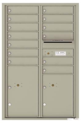 Postal Grey 4C13D-13 Thirteen Door High Thirteen Tenant 4C Mailbox
