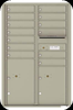 Postal Grey 4C13D-13 Thirteen Door High Thirteen Tenant 4C Mailbox