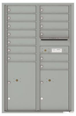 Silver Speck 4C13D-13 Thirteen Door High Thirteen Tenant 4C Mailbox