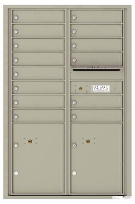 Postal Grey 4C13D-14 Thirteen Door High Fourteen Tenant 4C Mailbox