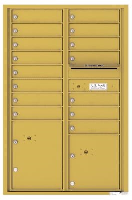 Gold Speck 4C13D-15 Thirteen Door High Fifteen Tenant 4C Mailbox