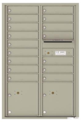 Postal Grey 4C13D-16 Thirteen Door High Sixteen Tenant 4C Mailbox