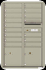 Postal Grey 4C13D-16 Thirteen Door High Sixteen Tenant 4C Mailbox
