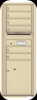 Versatile 6 Tenant Mailbox for sale from US Mail Supply With a parcel locker in Sandstone