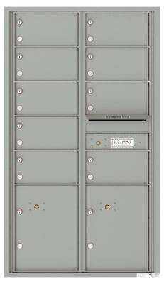 4C Commercial Mailbox for Apartments Silver