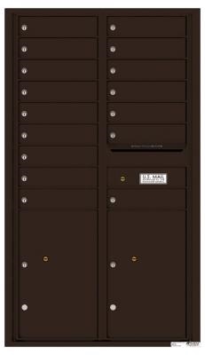 4C Horizontal Apartment Mailbox for Sale Dark Bronze