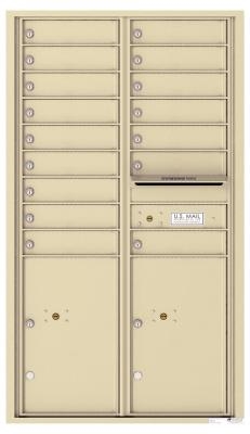 Florence 4C USPS Approved Horizontal Mailbox Sandstone