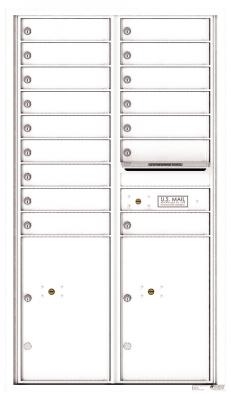 STD-4C USPS Approved Apartment Multi Unit Mailbox White