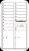 STD-4C USPS Approved Apartment Multi Unit Mailbox White