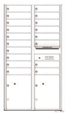 USPS Approved 4C Locking Horizontal Mailbox White