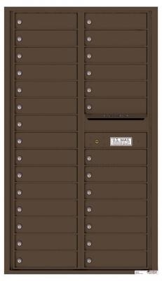 STD-4C Commercial Horizontal Mailbox for Apartments Antique Bronze