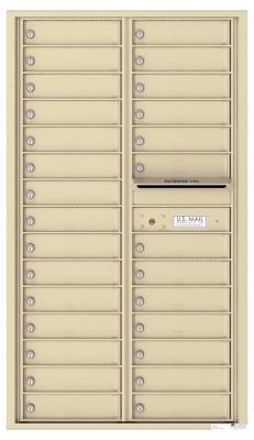 Commercial 4C Horizontal Mailbox Sandstone