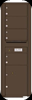 Standard 4C Horizontal Indoor Tenant Mailbox Antique Bronze