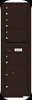 4C Wall Mounted Commercial Apartment Mailbox Dark Bronze