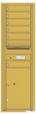 Standard 4C Horizontal Indoor Mailbox Gold Speck