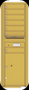 Standard 4C Horizontal Indoor Mailbox Gold Speck