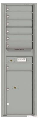 STD-4C Commercial Apartment Mailbox Silver