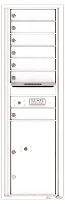 4C Front Loading Large Florence Mailbox White