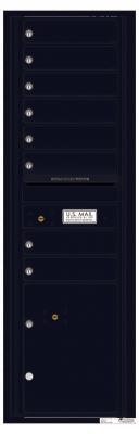 Auth Florence Standard 4C Apartment Mailbox Black