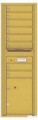 STD-4C Commercial Mailbox for Apartments Gold Speck