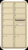 9 Door USPS Approved Horizontal Mailbox Sandstone