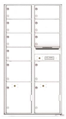 Florence 4C16D-09 versatile™ Horizontal 4C Mailbox White Finish