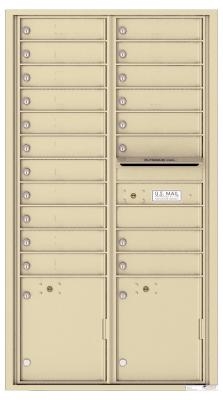 Commercial Sandstone 4C Horizontal Mailbox 19 Doors