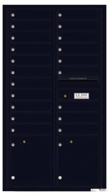 20 Tenant 4C Dorm Mailbox in Black
